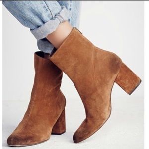 Free people Cecile boots brown tan 6